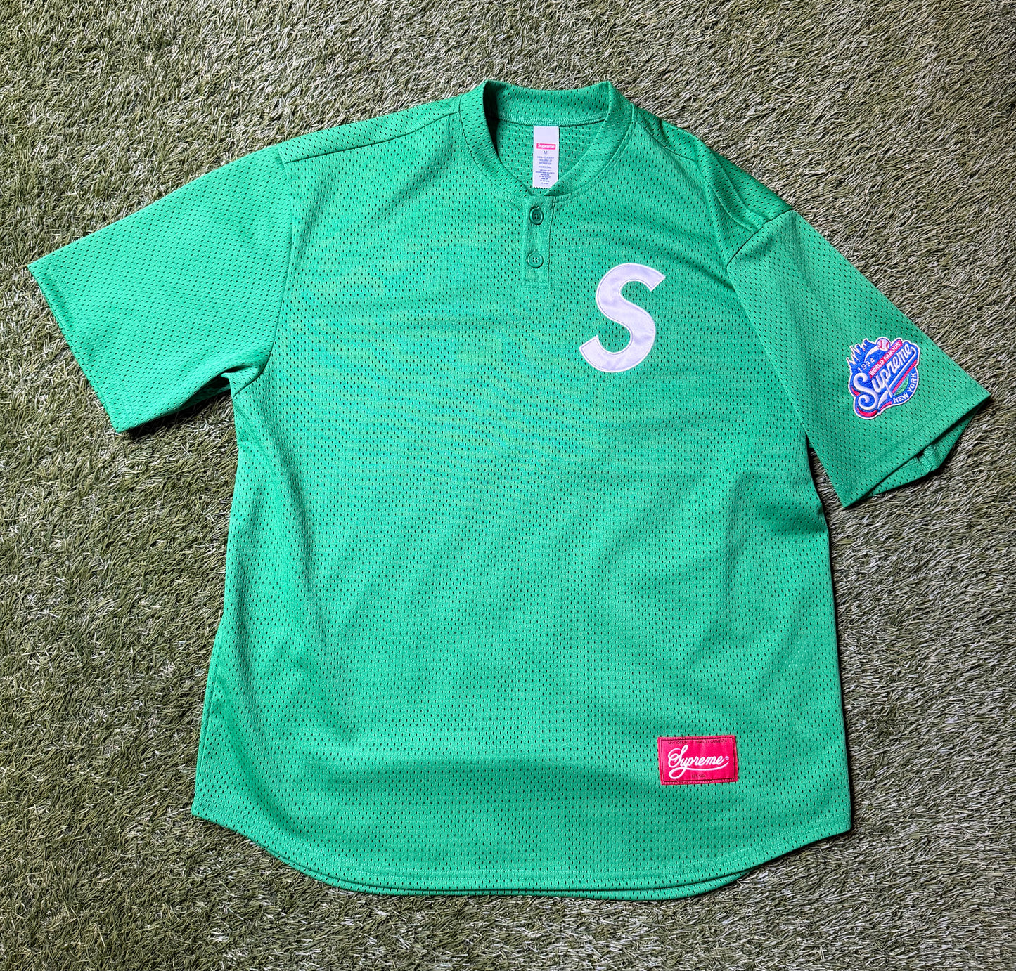 Supreme S Logo Baseball Henley (SS25)