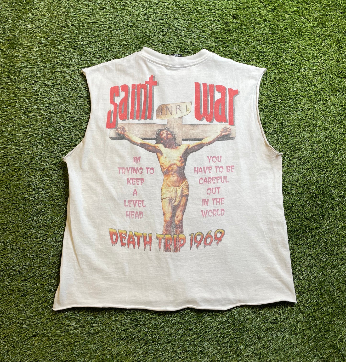 Saint Michael Saint War Cutoff T Shirt
