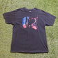 Vintage 1997 Harley Davidson Flag T Shirt
