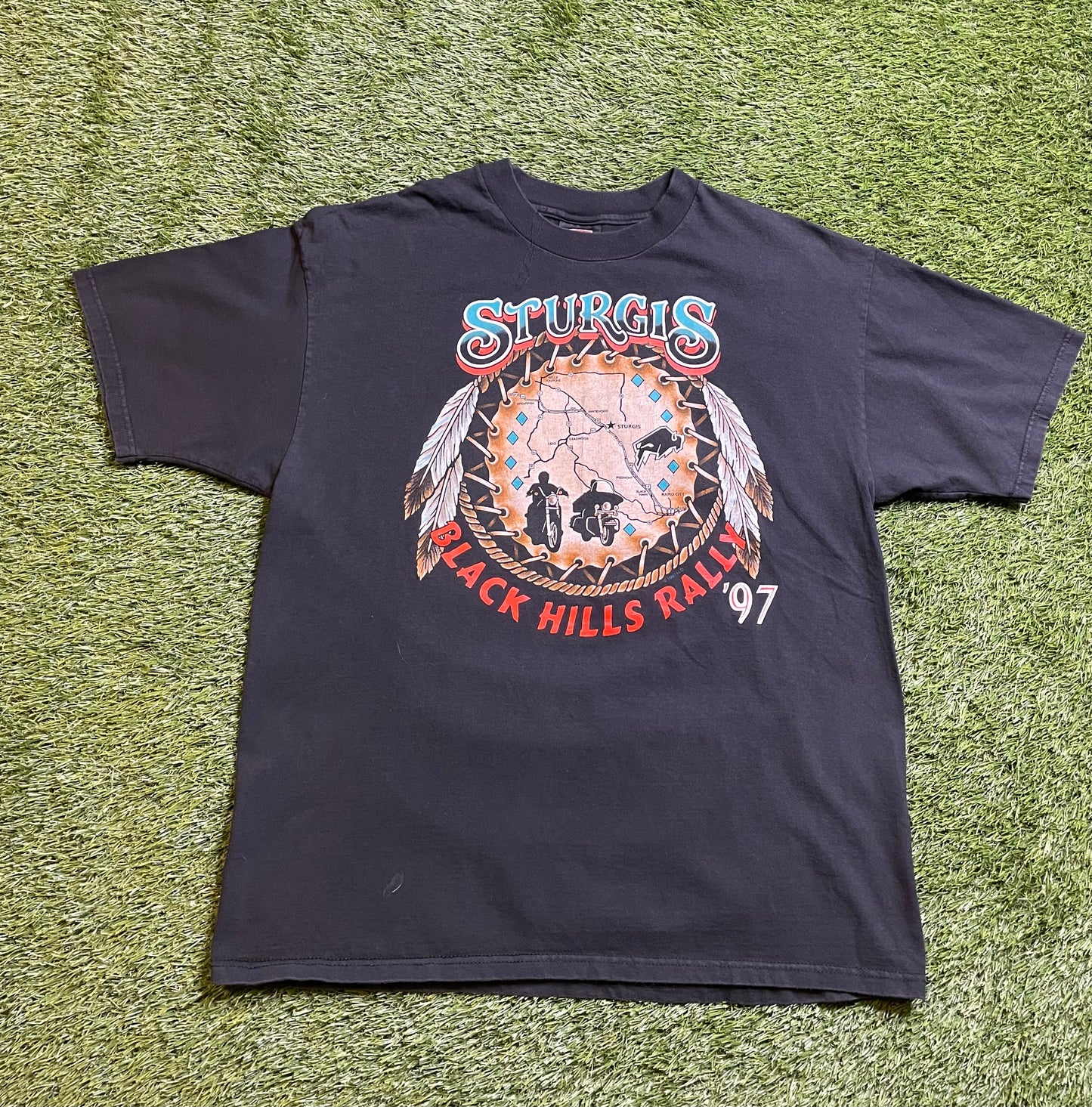 Vintage 1997 Sturgis Biker T Shirt