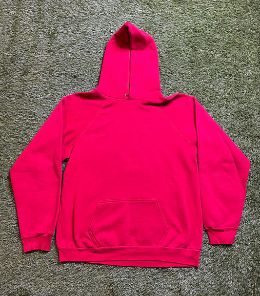 Vintage 70's Red Pullover Hoodie