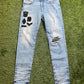 Amiri Paint Splatter Patch Jeans
