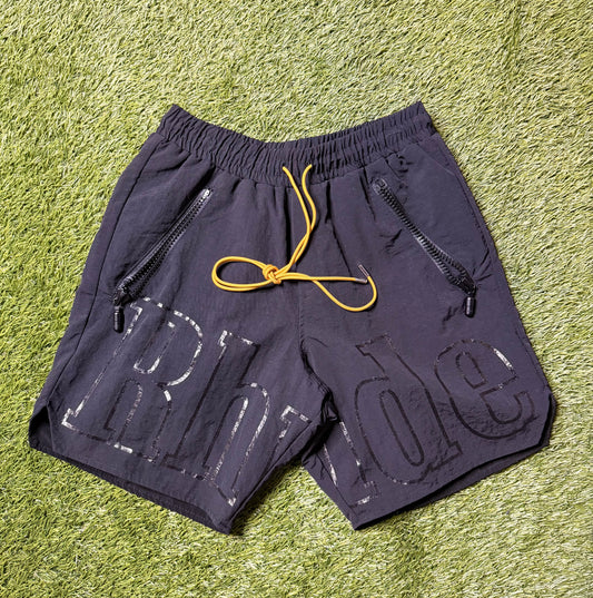 Rhude Logo Shorts Black