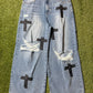 Bottega Desires Cross Baggy Denim