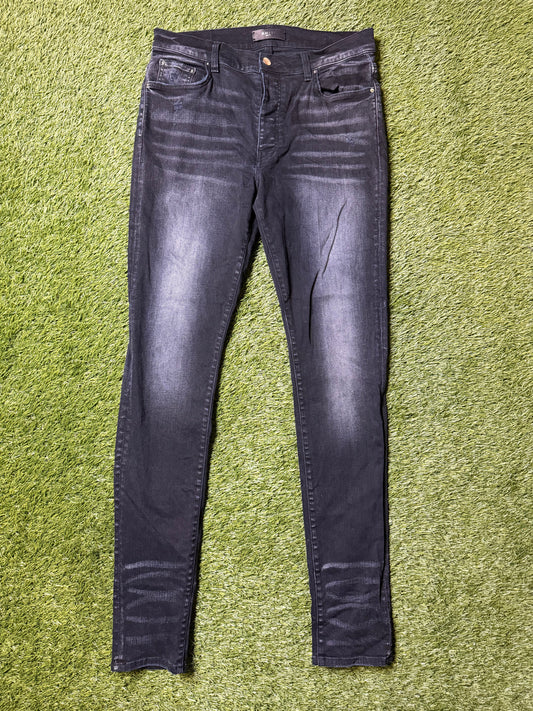 Amiri Washed Black Denim