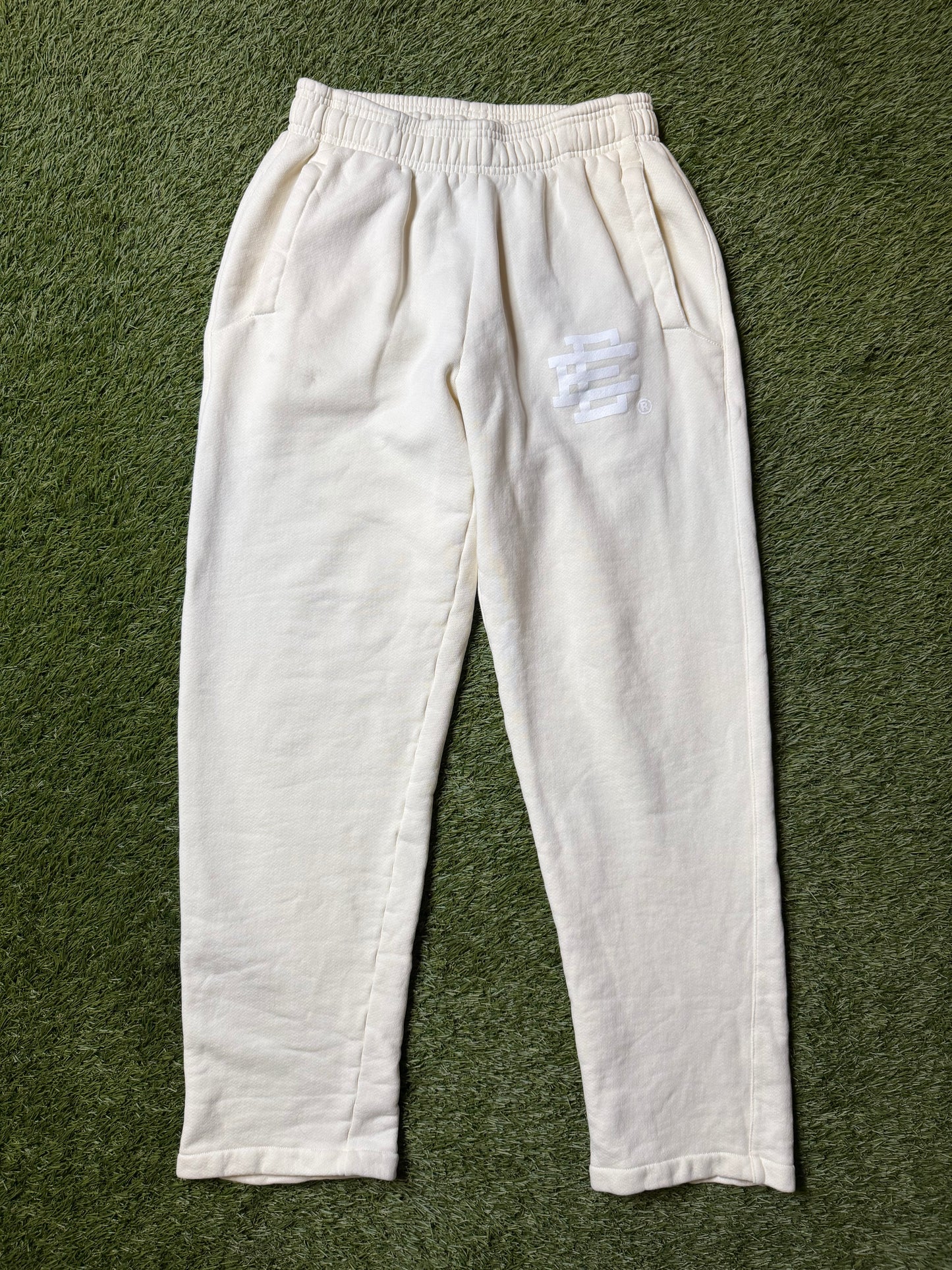 Eric Emanuel Cream Sweatpants