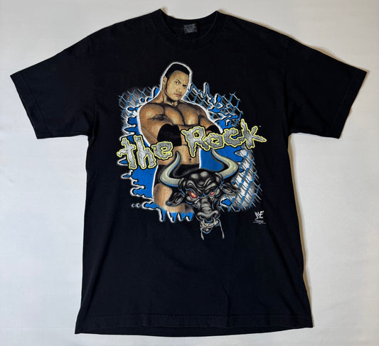 Vintage WWF The Rock Hardcore T Shirt