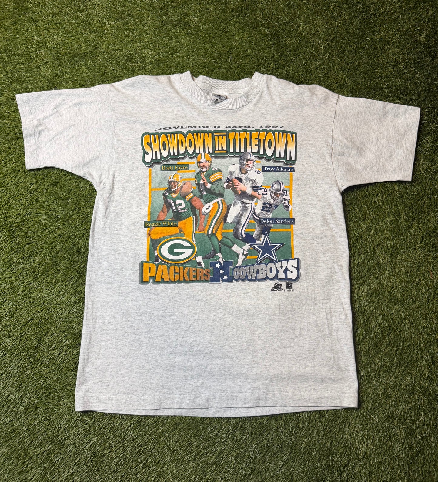 Vintage 1997 Green Bay Packers Cowboys Showdown T Shirt