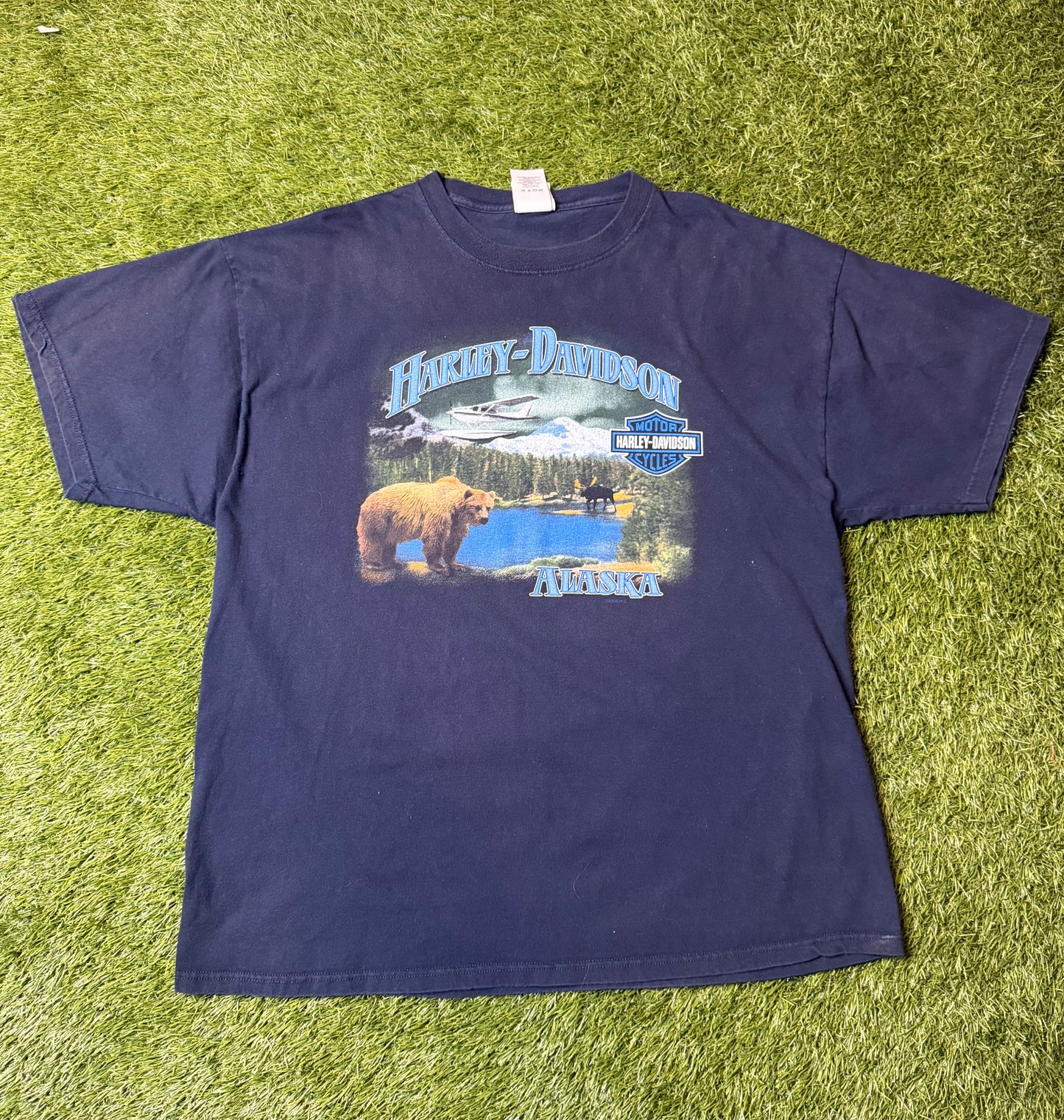 Vintage 2000's Harley Davidson Alaska T Shirt