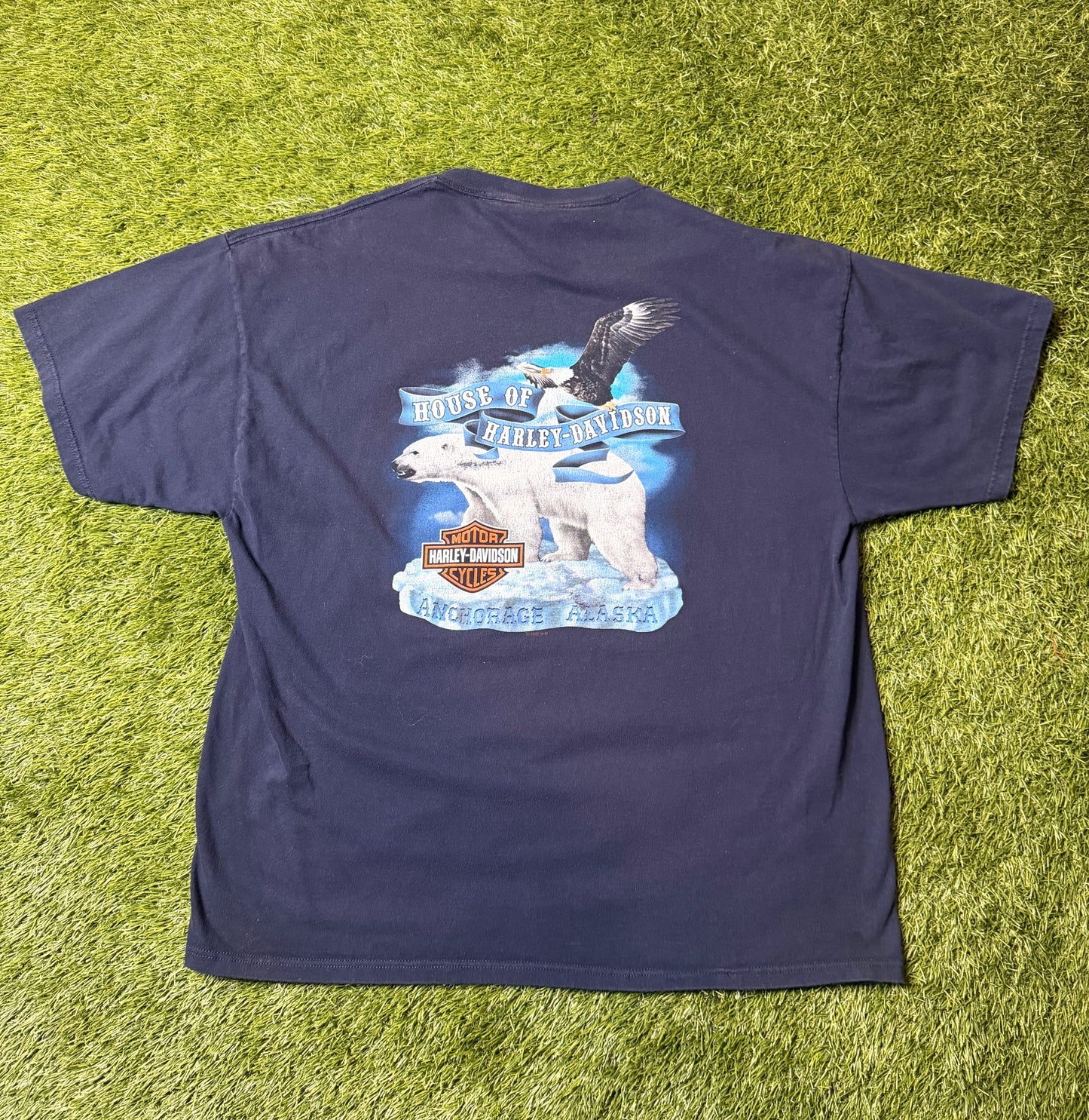 Vintage 2000's Harley Davidson Alaska T Shirt