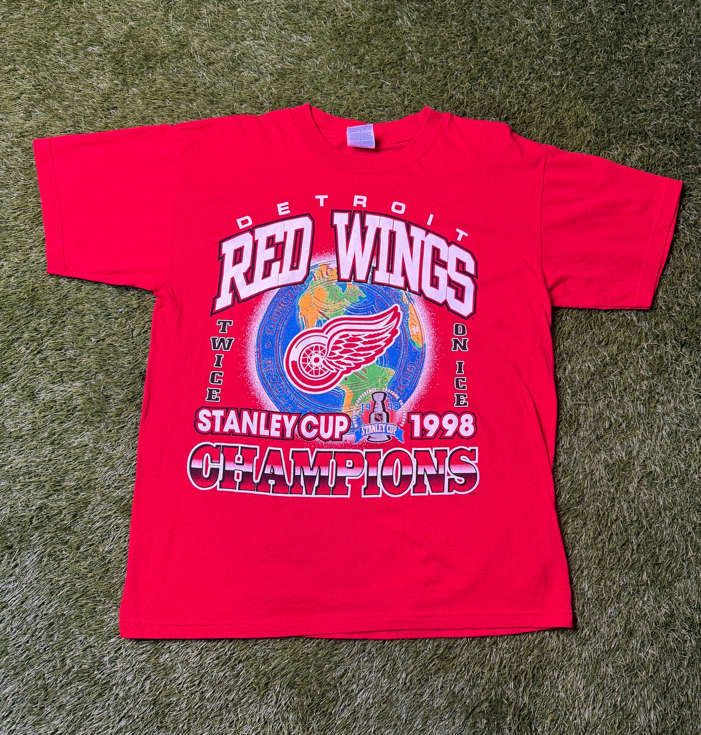 Vintage 1998 Detroit Red Wings T Shirt