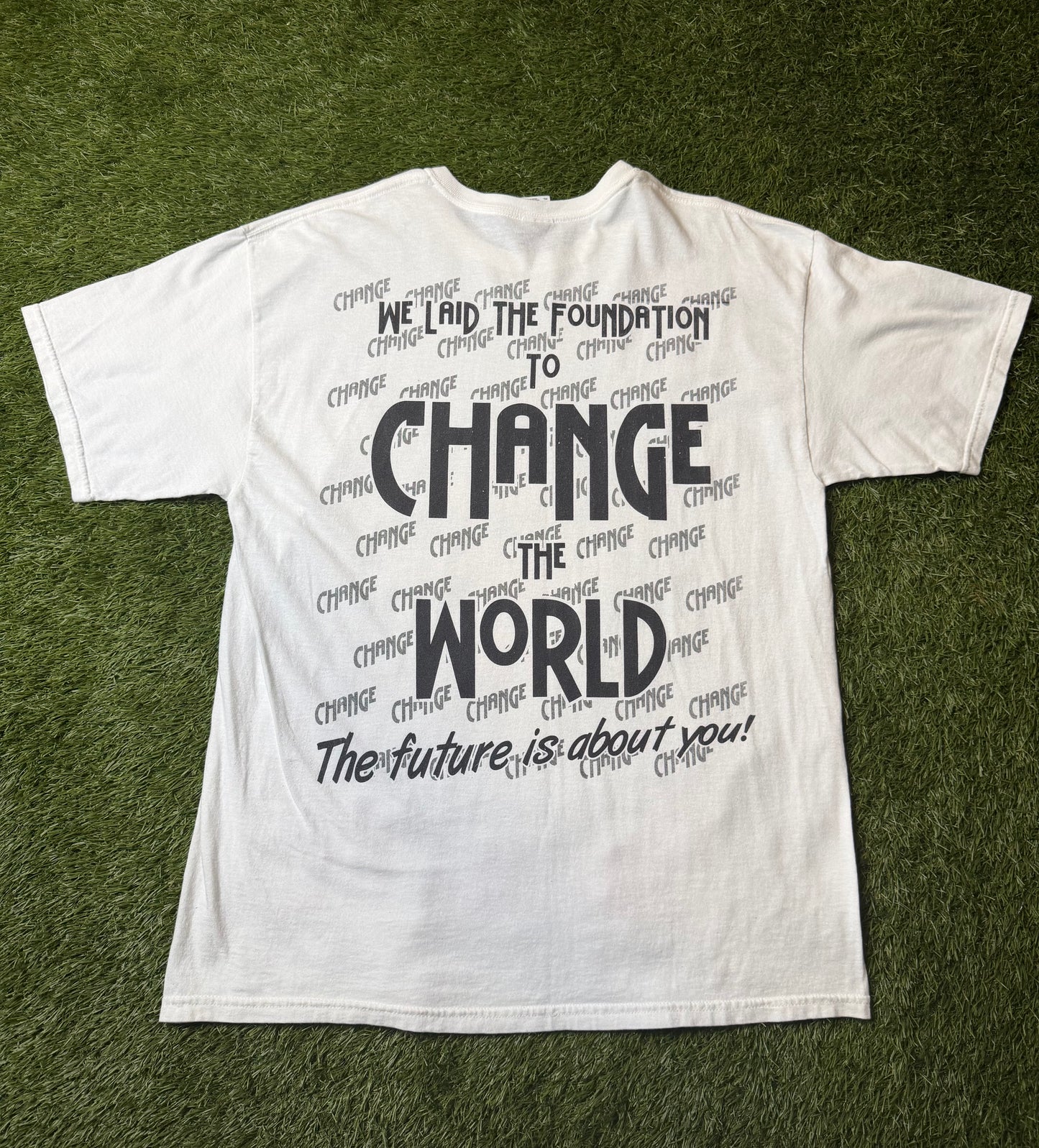 Vintage 2008 Obama Rap Style T Shirt