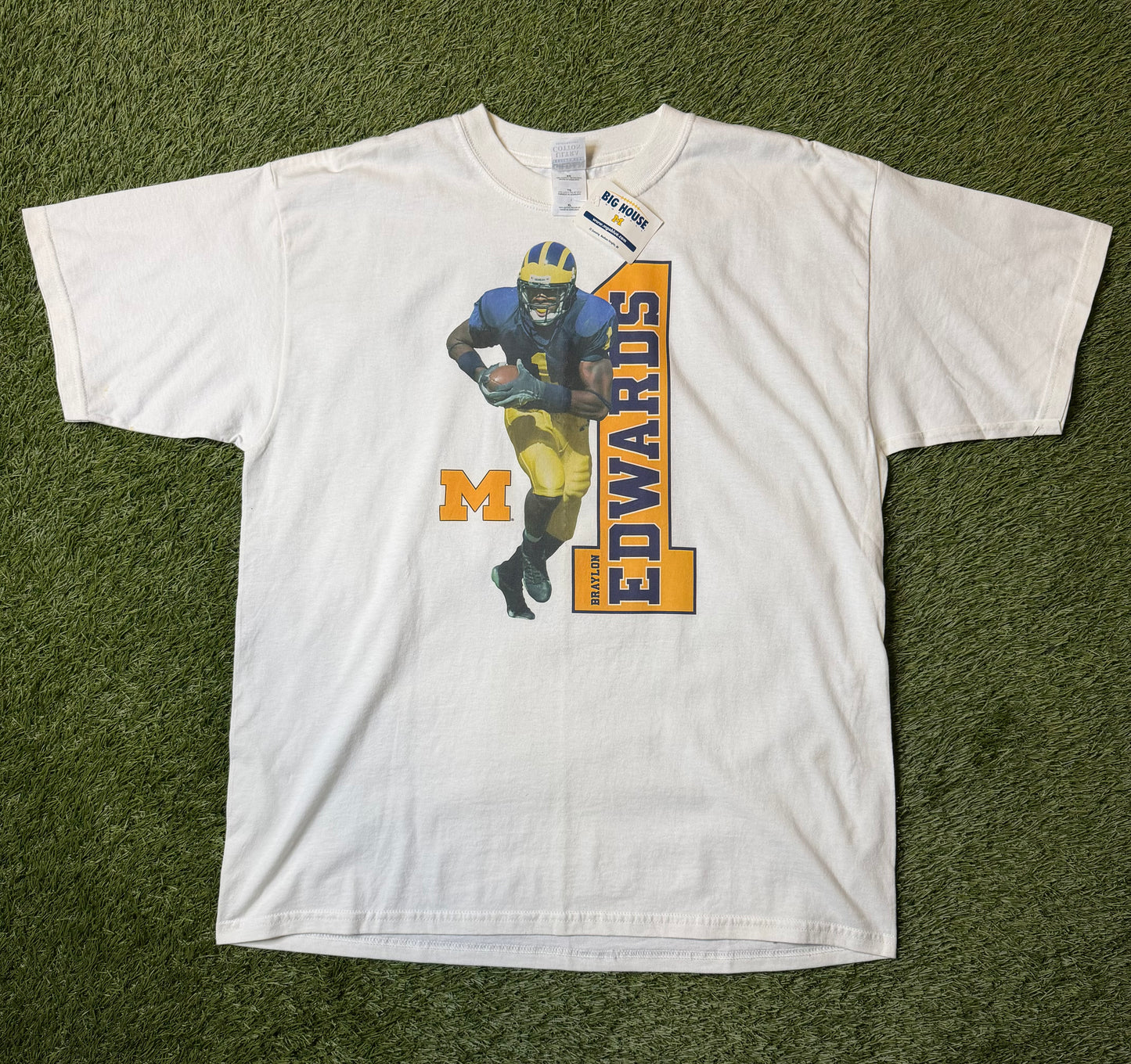 Vintage 2000's Braylon Edwards Michigan T Shirt