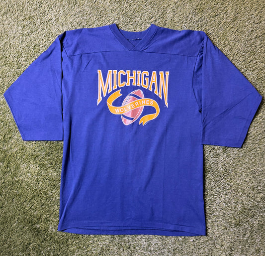 Vintage 1987 Michigan 3/4 Sleeve Shirt