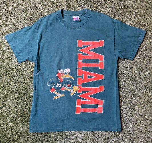 Vintage 90's Miami Hurricanes T Shirt