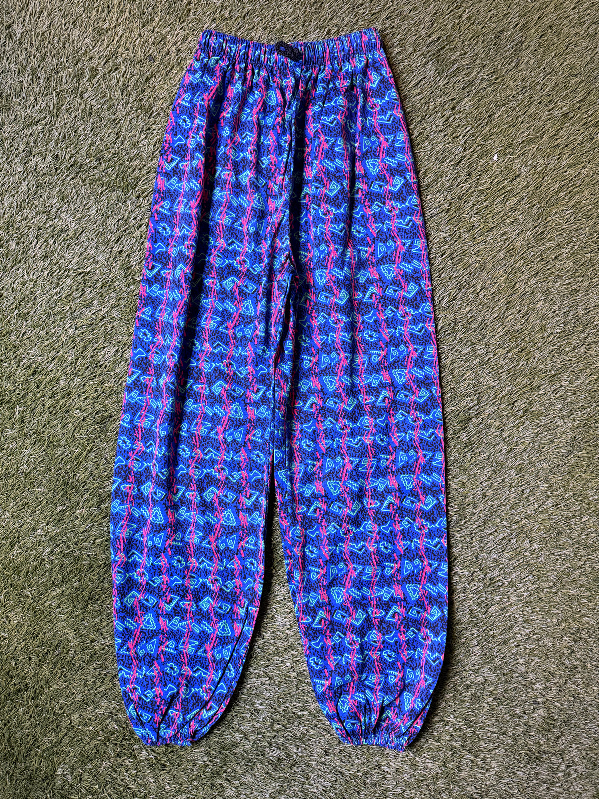 Vintage 90's Workout Pants Aqua