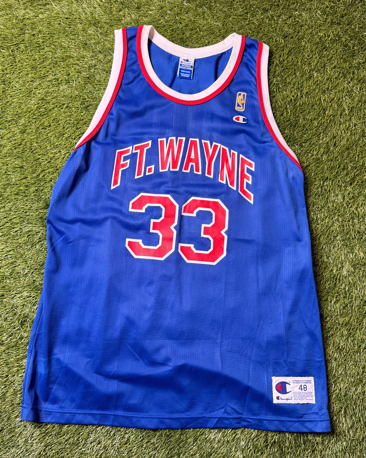 Vintage Champion Fort Wayne Pistons Grant Hill Jersey
