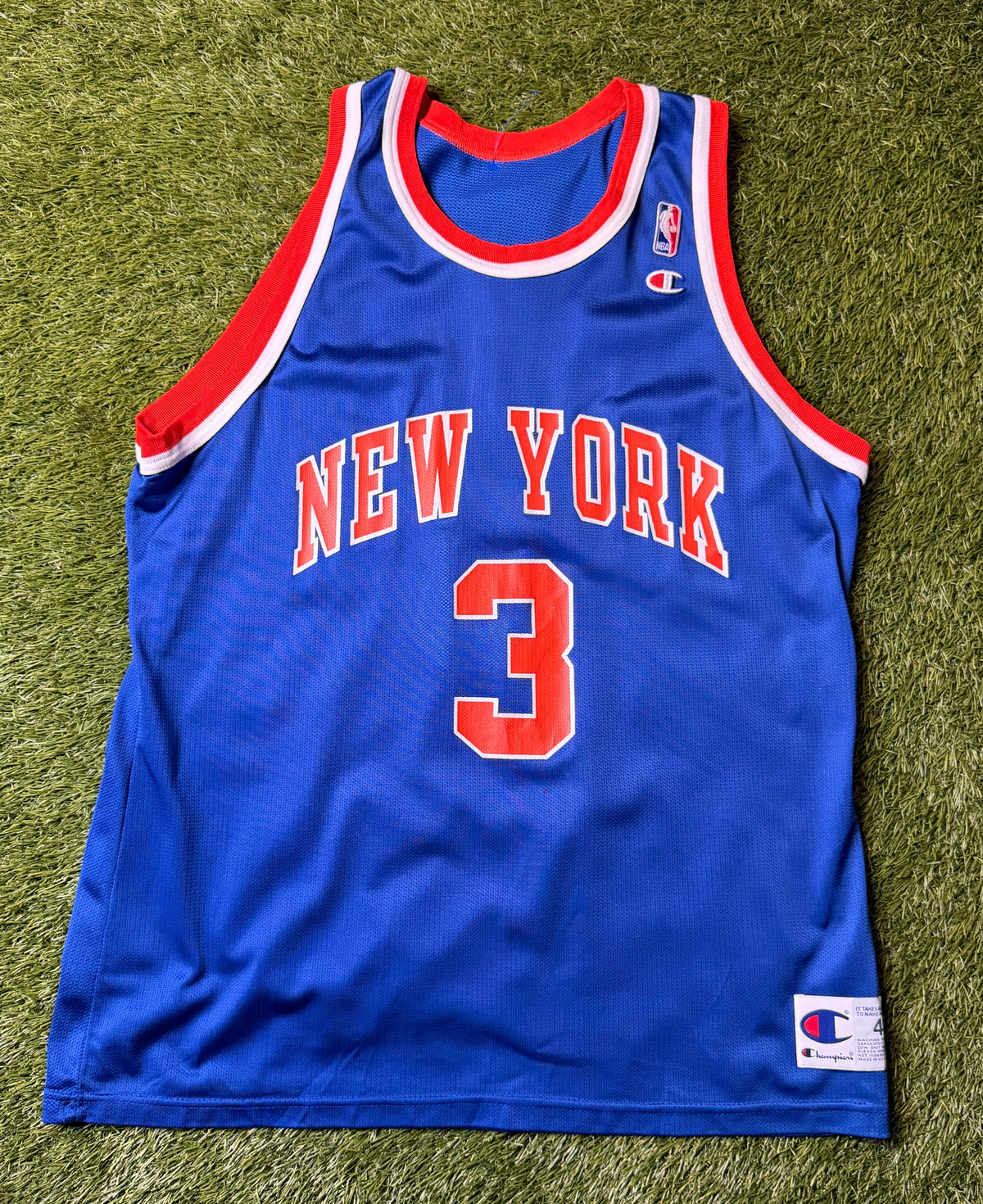 Vintage John Starks New York Knicks Champion Jersey