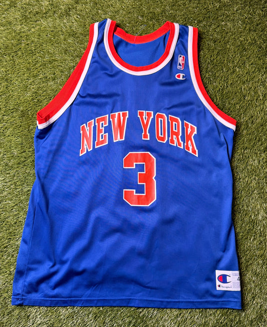 Vintage John Starks New York Knicks Champion Jersey