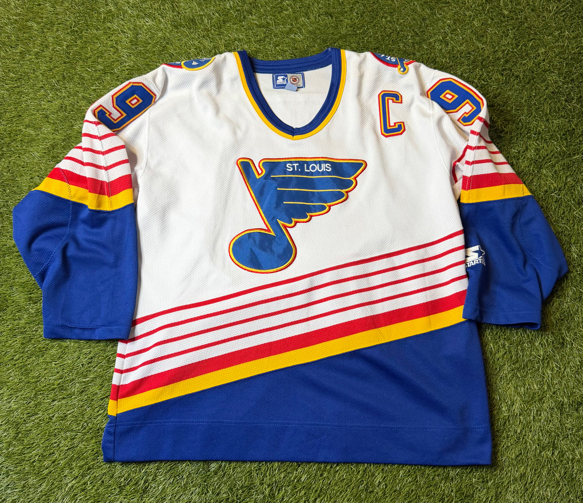 Vintage 90's St Louis Blues Wayne Gretzky Hockey Jersey