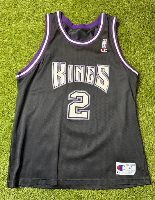 Vintage 1990 Mitch Richmond Sacramento Kings Champion Jersey