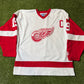 Vintage 90's Detroit Red Wings Steve Yzerman Hockey Jersey