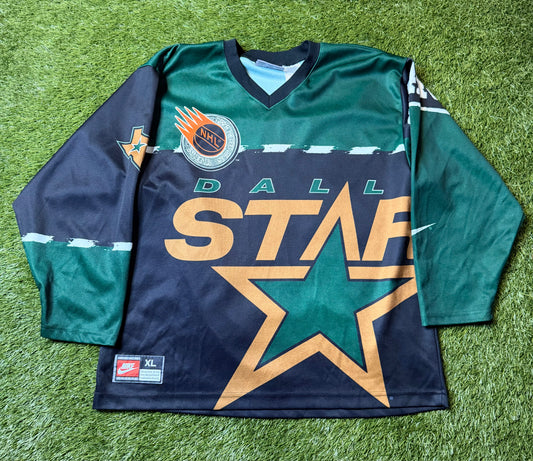 Vintage 90's Dallas Stars AOP Nike Hockey Jersey