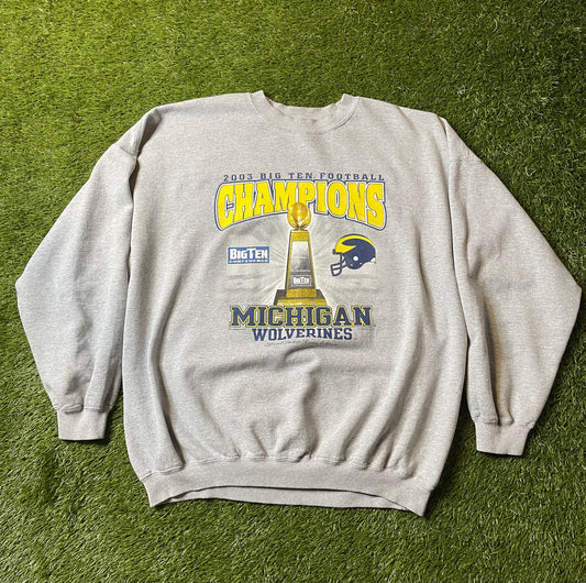Vintage 2003 Michigan Wolverines Crewneck
