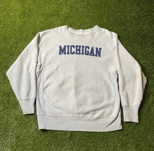 Vintage Michigan Champion Reverse Weave Crewneck
