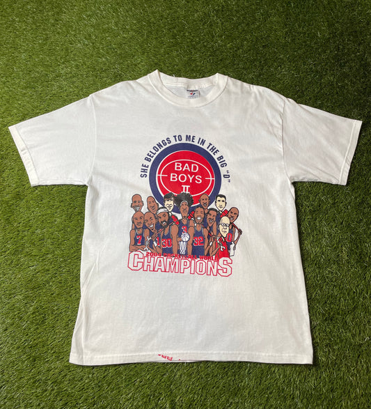 Vintage 2004 Detroit Pistons World Champs T Shirt