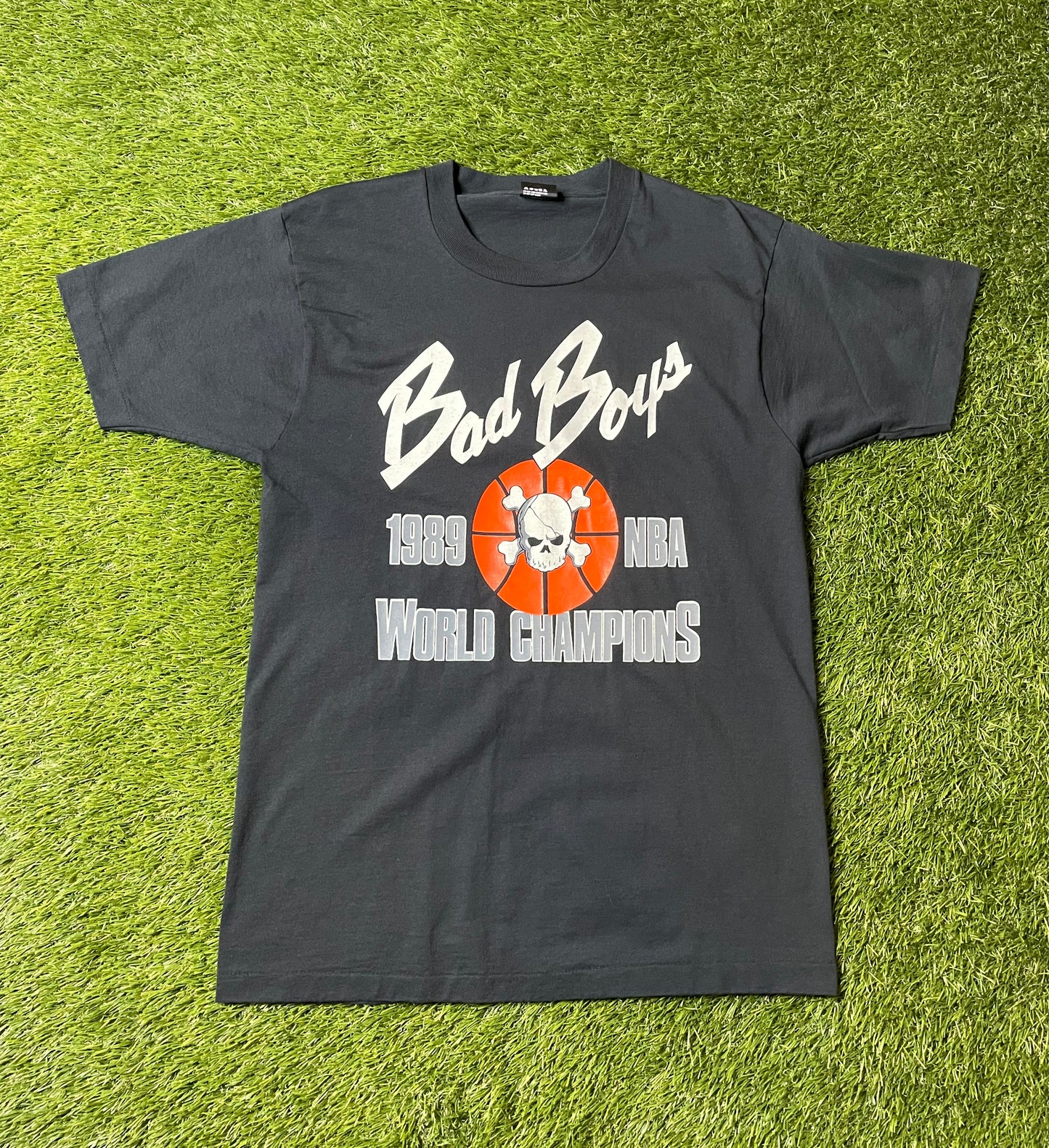Vintage 1989 Detroit Bad Boys World Champs T Shirt