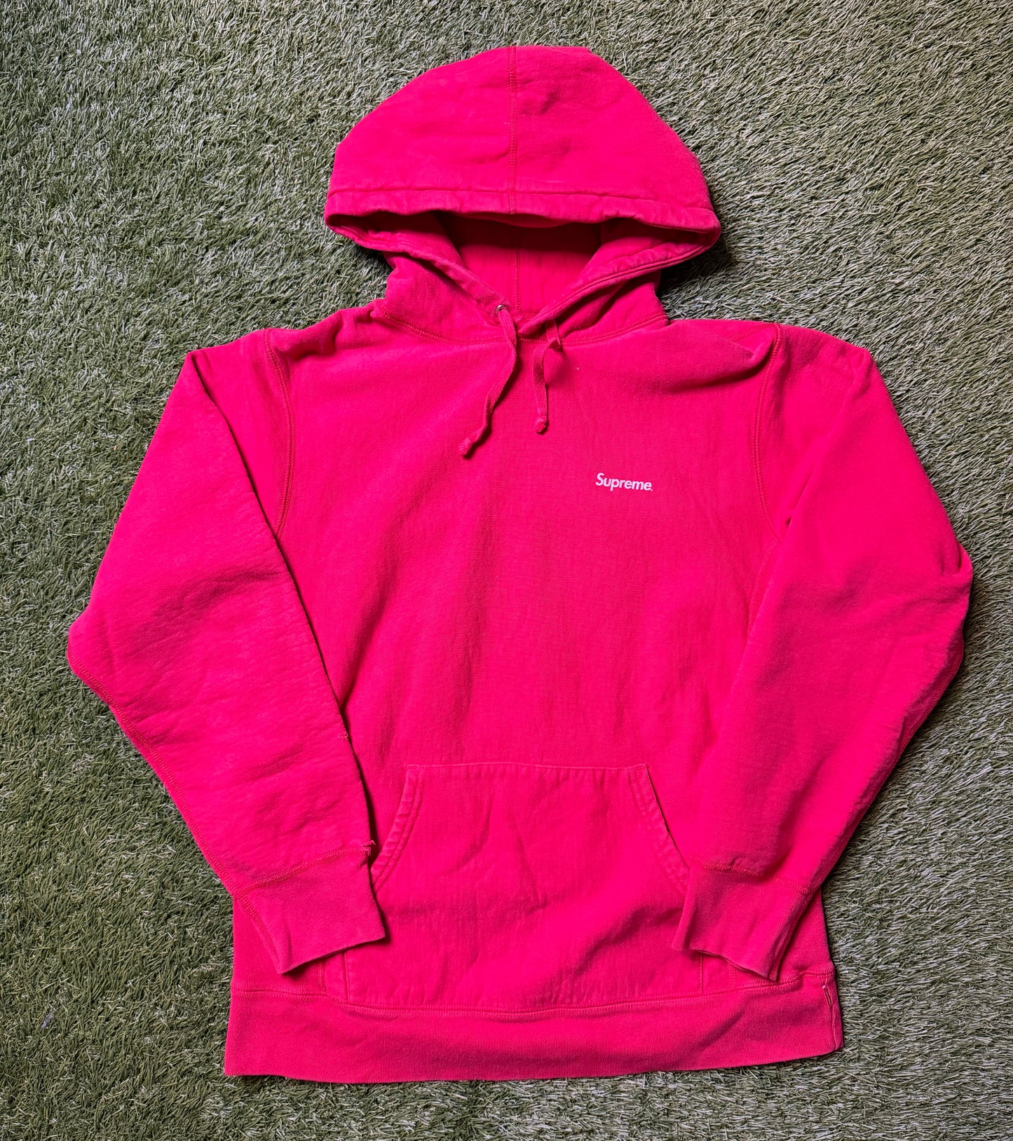 Supreme 3M Logo Hoodie Red