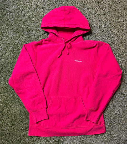 Supreme 3M Logo Hoodie Red