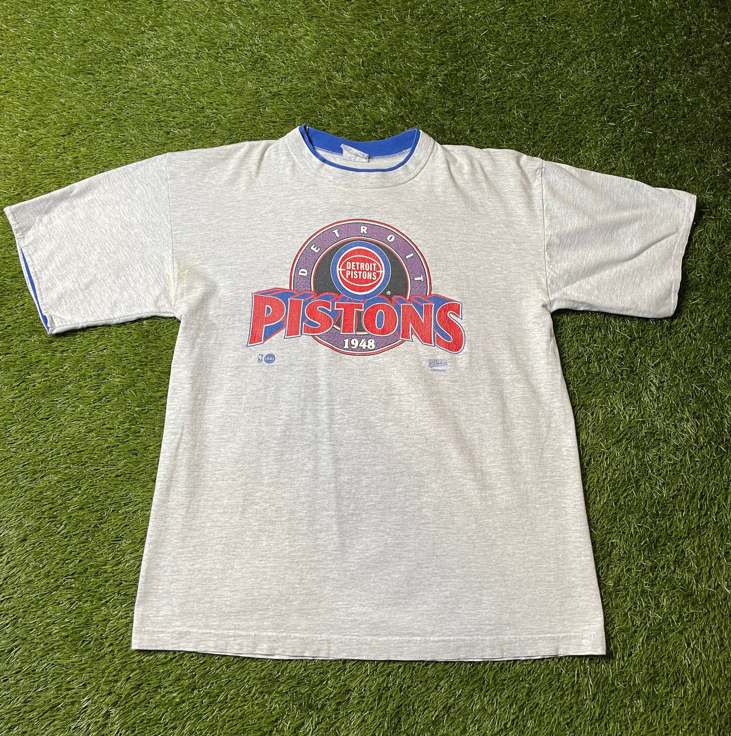 Vintage Detroit Pistons Grey T Shirt