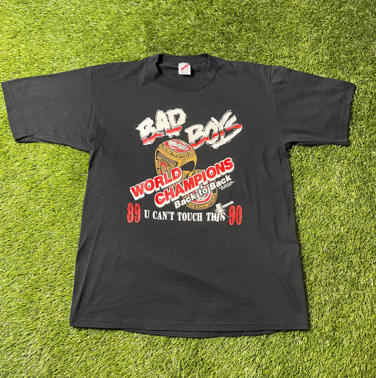 Vintage 1990 Detroit Pistons World Champs T Shirt
