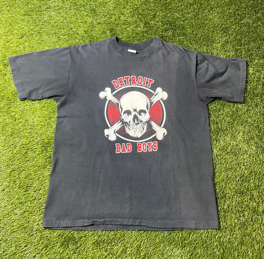 Vintage Detroit Bad Boys Skull T Shirt