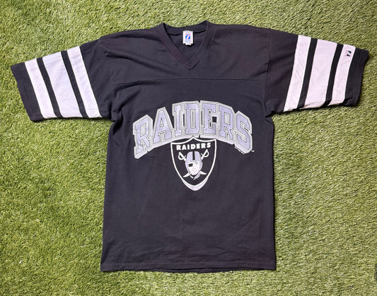 Vintage 1990 LA Raiders 3/4 Sleeve Shirt