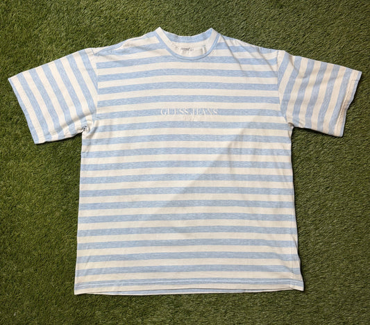 Vintage Guess Jeans Striped T Shirt