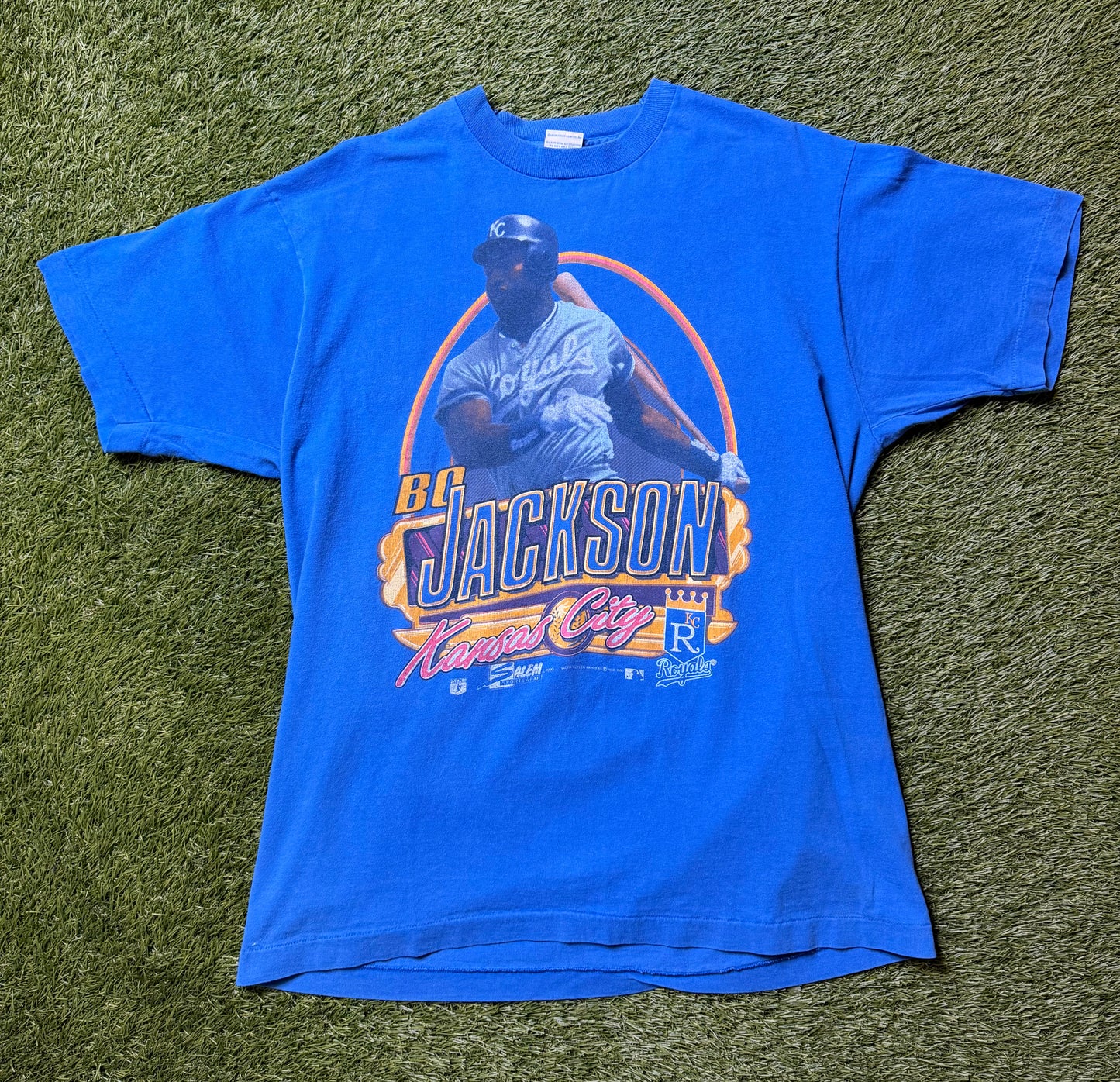Vintage 1990 Bo Jackson Kansas City Royals T Shirt