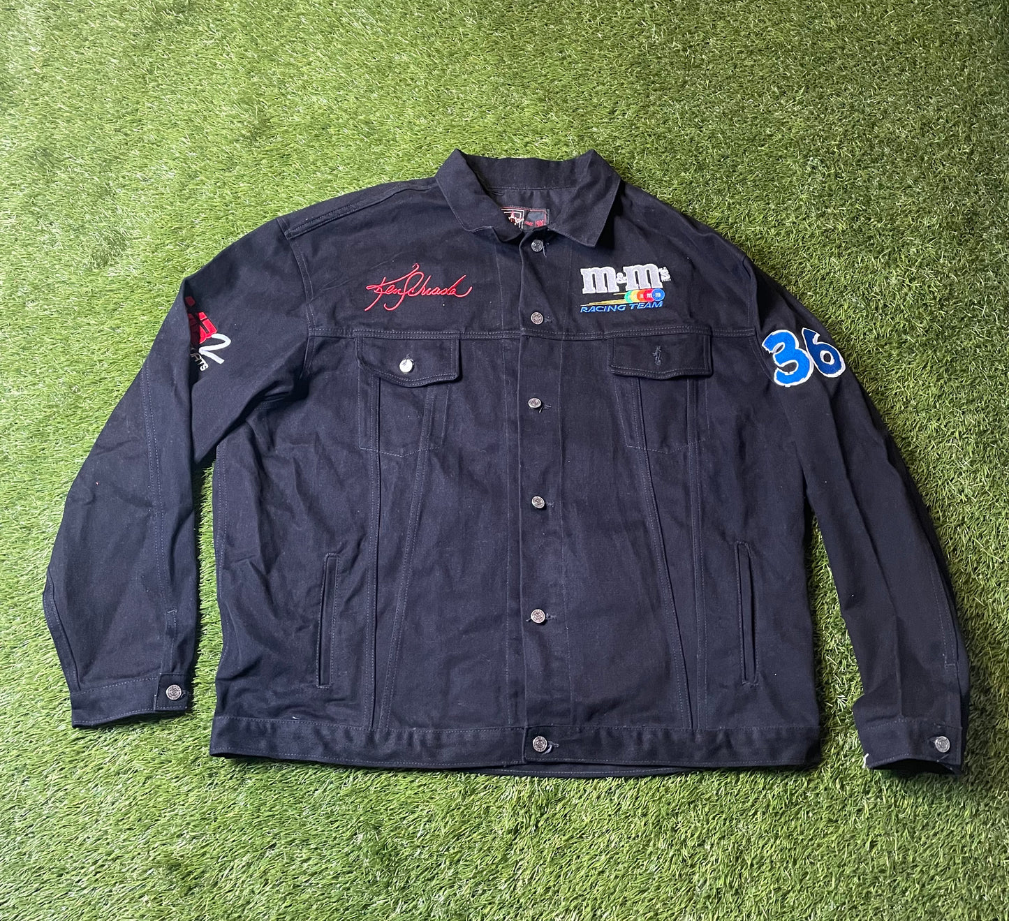 Vintage 90's Jeff Hamilton M&M Racing Jacket