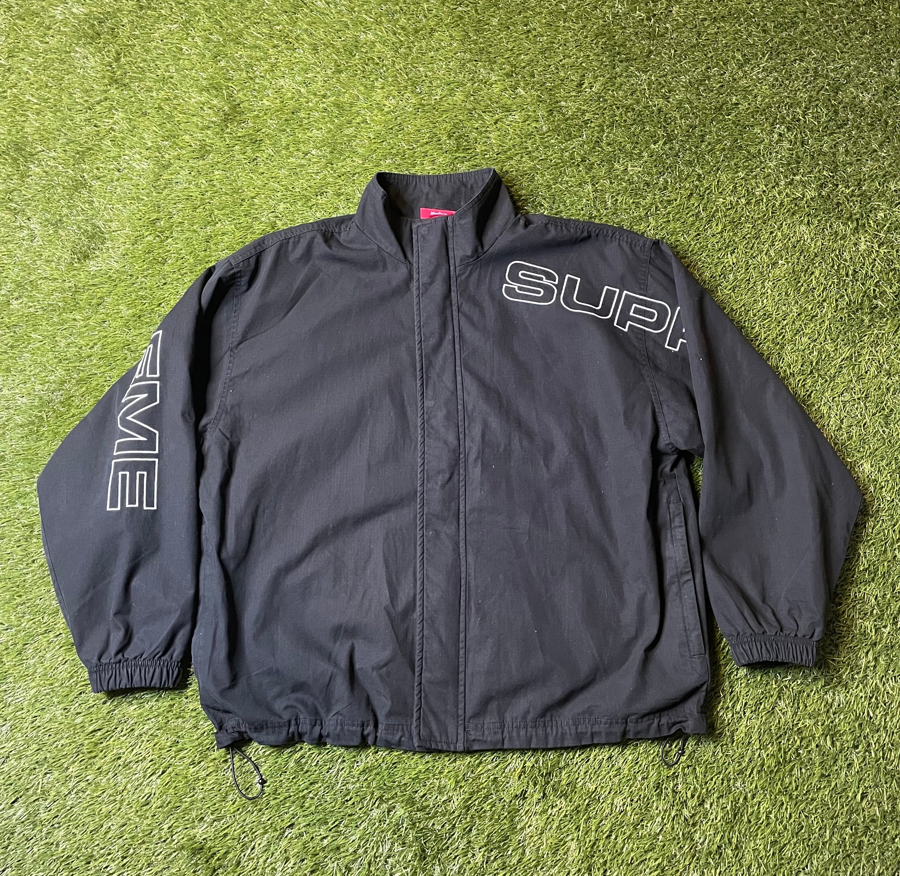 Supreme Spellout Embroidered Ripstop Track Jacket