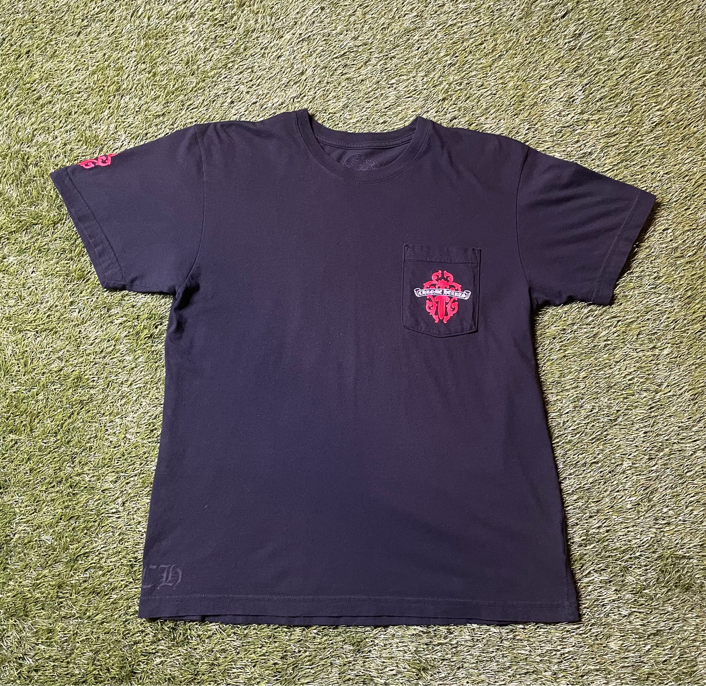Chrome Hearts Red Dagger T Shirt
