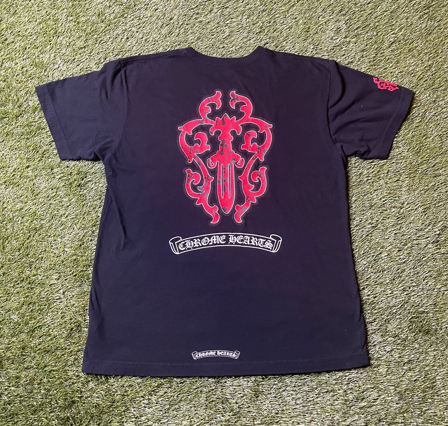 Chrome Hearts Red Dagger T Shirt