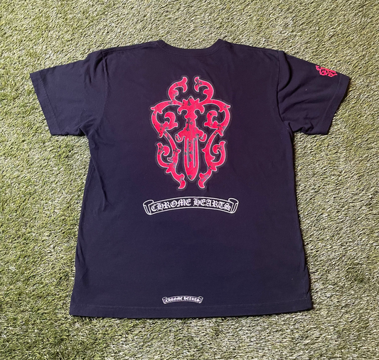Chrome Hearts Red Dagger T Shirt