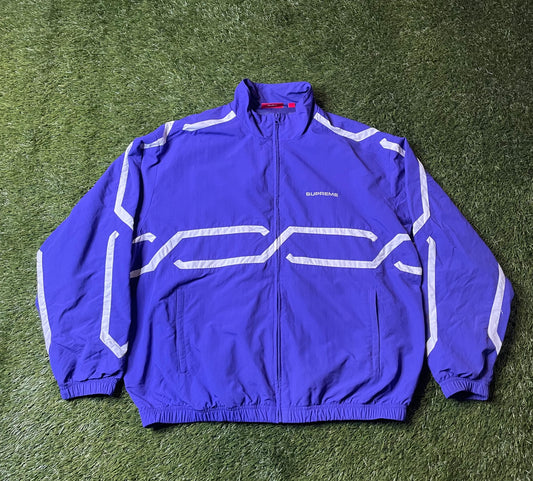 Supreme Inset Link Purple Track Jacket