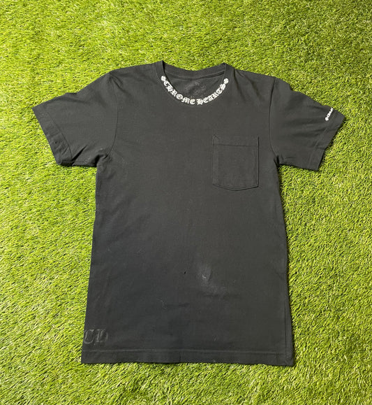 Chrome Hearts Neck Spellout T Shirt