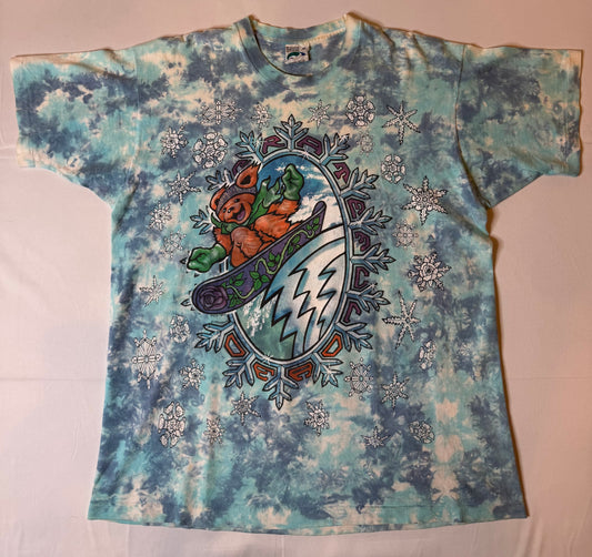 Vintage 1994 Grateful Dead Snowboarding T Shirt