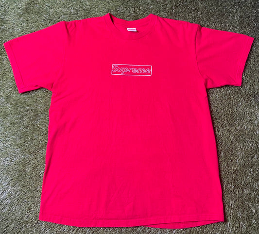 Supreme Kaws Box Logo T Shirt