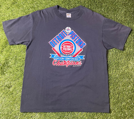 Vintage 1989 Detroit Pistons Eastern Conference Champs T Shirt