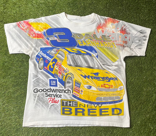 Vintage Dale Earnhardt AOP Racing T Shirt
